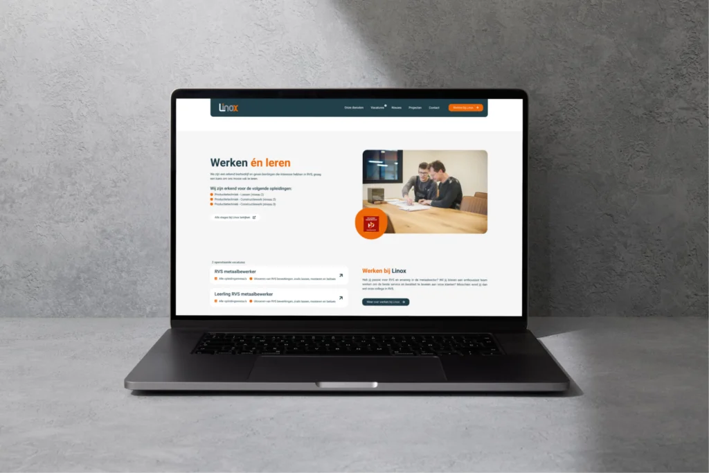 Arbeidsmarktcommunicatie 4 Werken bij website laten bouwen door de Zeeuwse websitebouwer Studio Kreatief